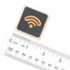 Black PET Logo NFC Sticker - NTAG216 - Square - 35mm - Image 3